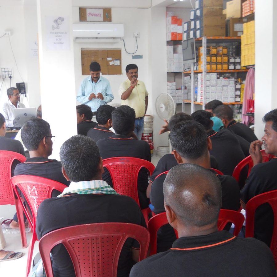 Orient Electric electrician meet at Primex Electronics